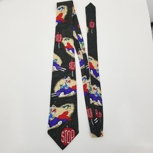 Dr. Seuss City- one Hand Made Neck Tie